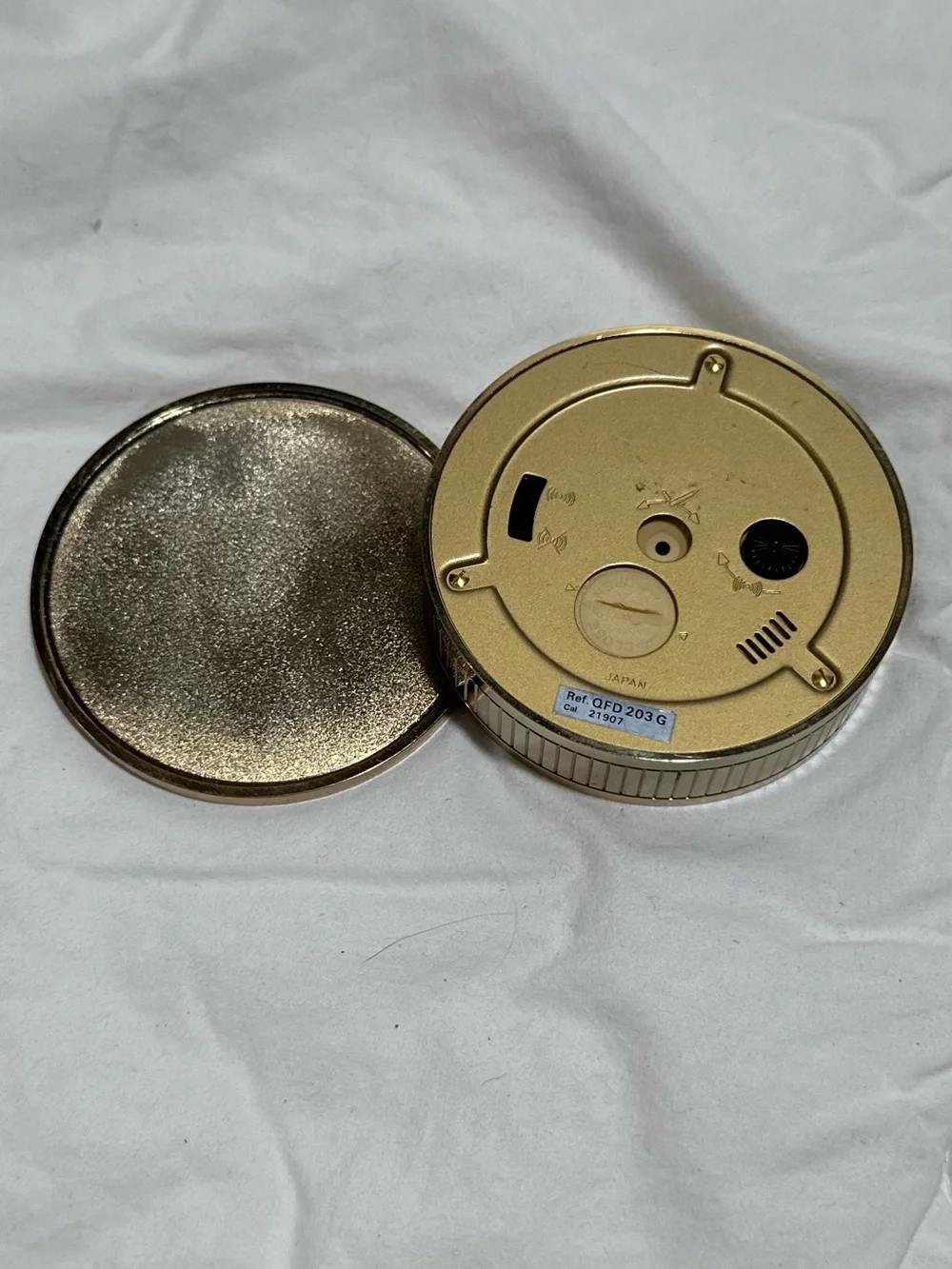 Disney Gold Mickey Mouse Wall Clock